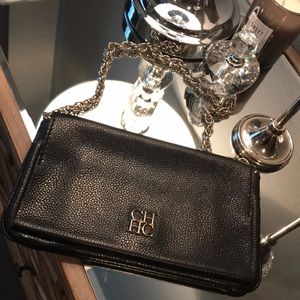 Black Carolina Herrera clutch